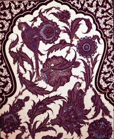 Osmanische Kunst: Iznik-Keramik, die den Beschneidungssaal des Topkapi-Palastes in Istanbul schmückt von School Ottoman