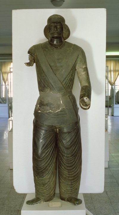 Lebensgroße Statue eines parthischen Prinzen, aus Sham-Izeh, Malamir, Iran, um 50 v. Chr.-150 n. Chr. von School Parthian