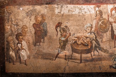 Das Urteil des Salomo, Pompeji von School Roman