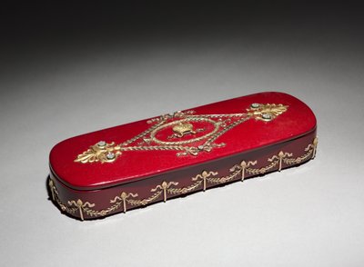 Lackdose, Firma Peter Carl Fabergé, Dose von Fabrik N. Lukutin von School Russian