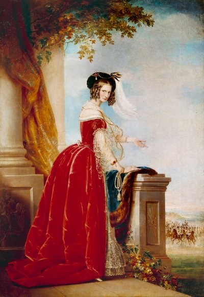 Porträt von Kaiserin Alexandra Fjodorowna (1872-1918), Ehefrau von Nikolaus II. von School Russian