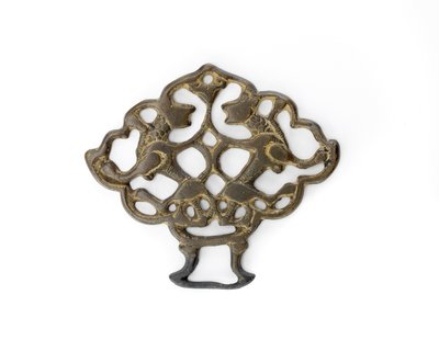 Ornament mit einem Löwenpaar, Seljuk-Dynastie, möglicherweise 13. Jahrhundert von School Turkish