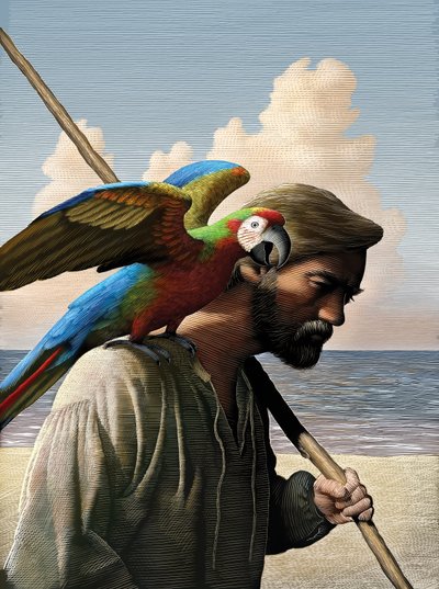 Robinson Crusoe, 2011 von Scott McKowen