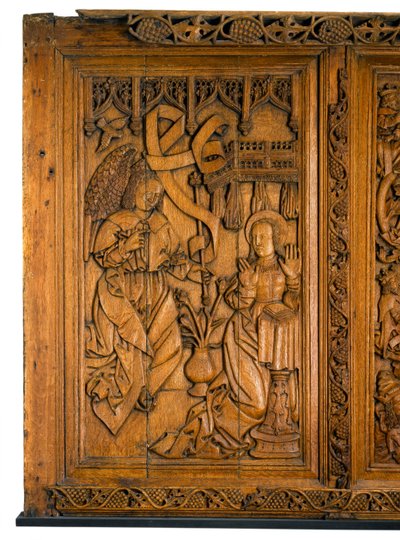 Verkündigung aus den Beaton-Paneelen, 1524-37 von Scottish School