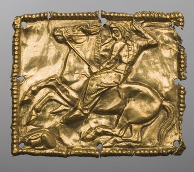 Kunst der Steppen - Skythische Kunst: Platte mit Jagdszene von Scythian