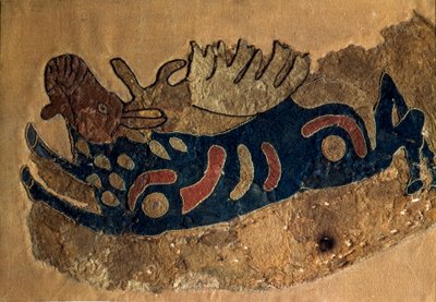 Skythische Kunst: Fragment einer Filzsatteldecke von Scythian Scythian