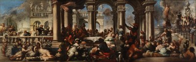 Das Bankett der Kleopatra von Sebastiano Mazzoni