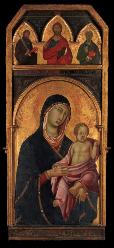 Madonna mit Kind, ca. 1320 von Segna di Buonaventura