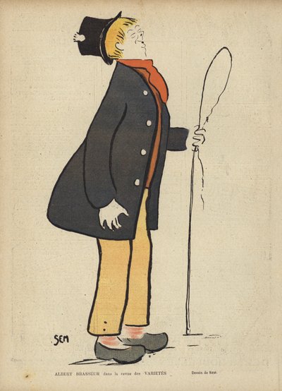 Albert Brasseur, französischer Komiker und Operettensänger von Sem