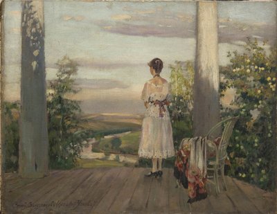 Landhaus von Anton Tschechow in Melikhovo, 1910er Jahre von Sergei Arsenevich Vinogradov