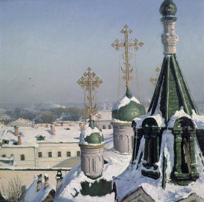 Blick aus einem Fenster der Moskauer Malschule, 1878 von Sergei Ivanovich Svetoslavsky