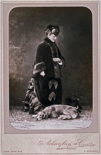 Prinzessin Ekaterina Michailowna Dolgorukowa 1847-1922, 1870er Jahre von Sergei Lvovich Levitsky