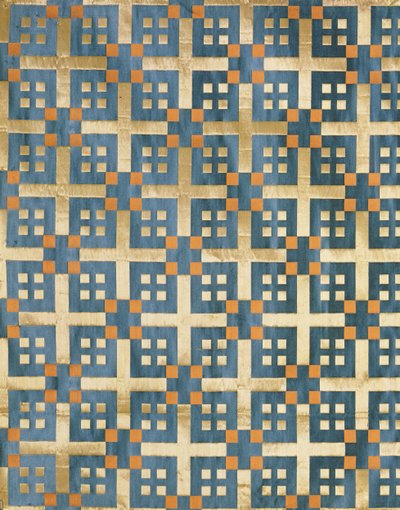 Olovyanishnikov Manufaktur Halbseiden-Satin, frühes 20. Jahrhundert von Sergei Vashkov