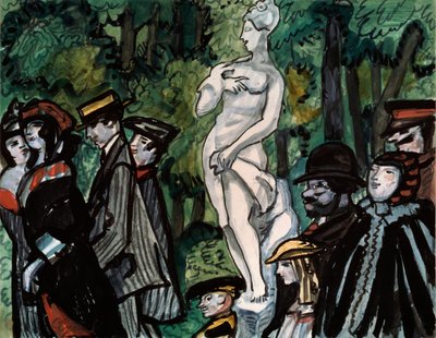 Im Sommergarten von Sergei Yurevich Sudeikin