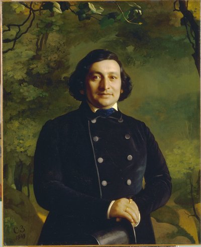Porträt des Opernsängers Osip Afanasievich Petrov von Sergey Konstantinovich Zaryanko