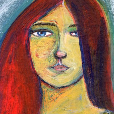 Ruhige Rothaarige Frau von Sharyn Bursic