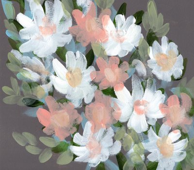 Gedämpfter Blumenstrauß von Shelley Hampe