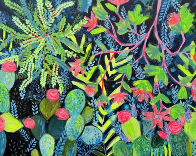 Lebendiger Kaktusgarten von Shelley Hampe