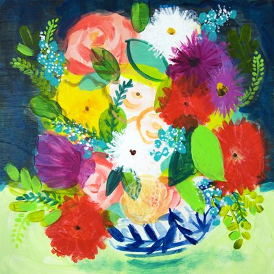 Lebendiger Blumenstrauß von Shelley Hampe