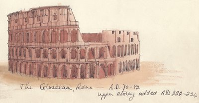 Das Kolosseum, Rom - AD 70-82 von Shirley Markham