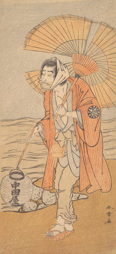 Der Schauspieler Nakamura Nakazo I, ca. 1775 von Shunsho