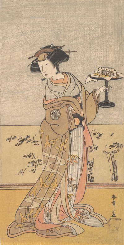 Der erste Nakamura Tomijuro in der Rolle von Shigenoi, 10. Monat, 1777 von Shunsho
