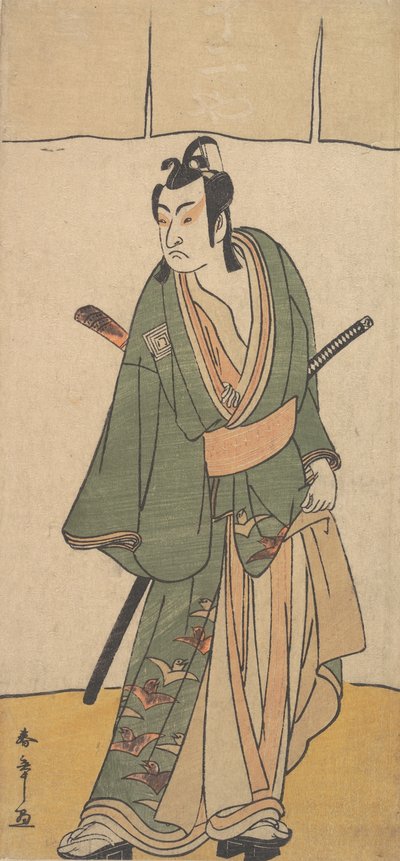 Der zweite Ichikawa Monnosuke in der Rolle von Soga no Juro Sukenari, 2. Monat, 1785 von Shunsho