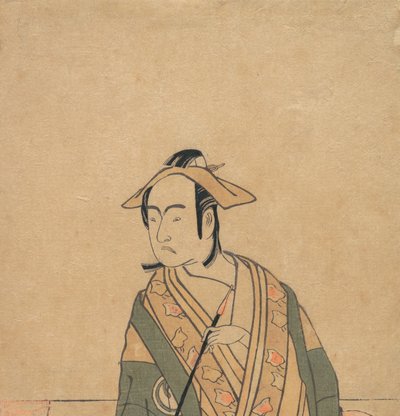 Der dritte Sawamura Sojuro in der Rolle von Soga no Juro, ca. 1779 von Shunsho