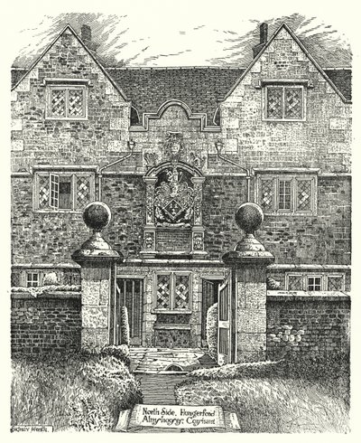 Nordseite, Hungerford Almshouses, Corsham von Sidney Heath