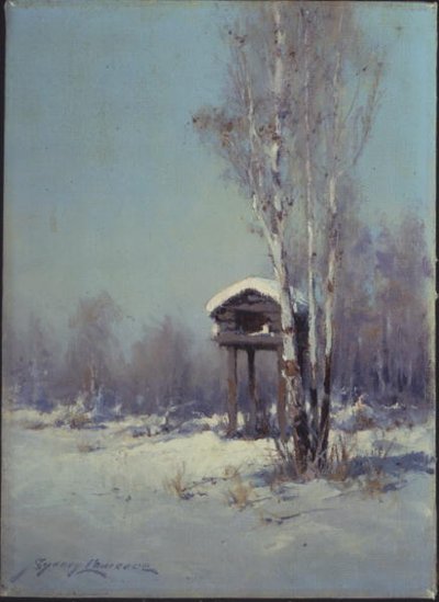 Indian Cache, Alaska von Sidney Laurence