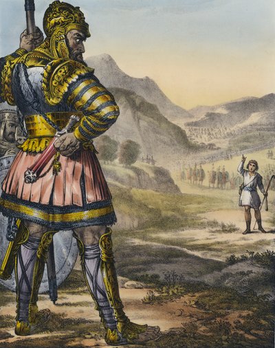 David und Goliath von Siegfried Detler Bendixen