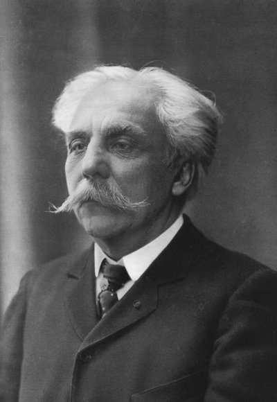 Gabriel Fauré 1845-1924, französischer Komponist, Organist, Pianist und Lehrer von Silvestre