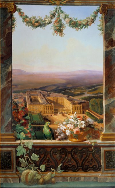 Ansicht des Schlosses von Compiègne von Simeon Fort