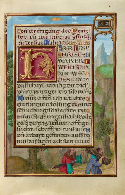Rand mit Abraham und Isaak von Simon Bening