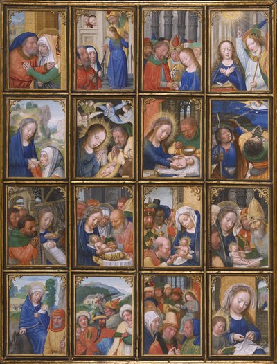 Tafel aus dem Stein-Quadriptychon von Simon Bening