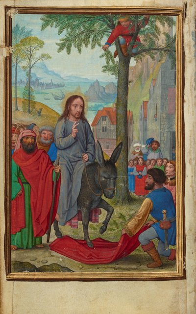 Der Einzug in Jerusalem von Simon Bening
