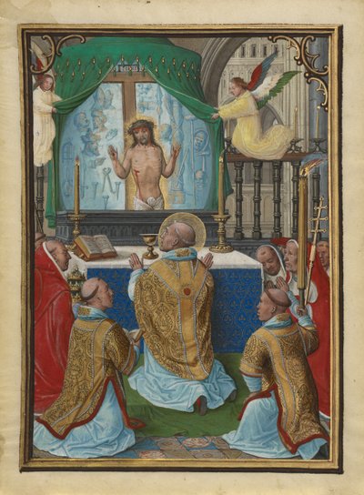 Die Messe des Heiligen Gregor von Simon Bening