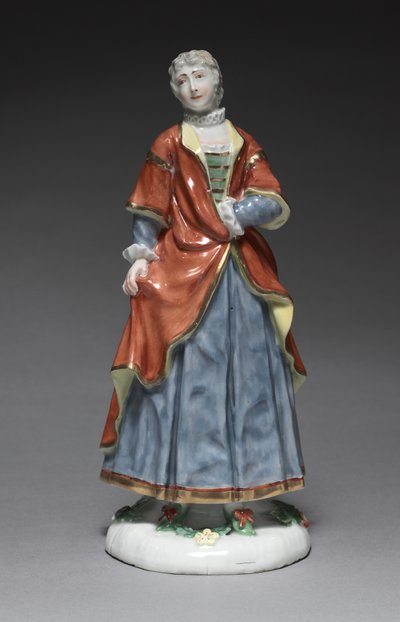 Italienische Komödienfigur: Isabella, ca. 1753 von Simon Feilner