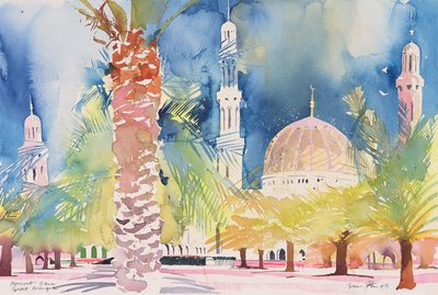 Muscat, Große Moschee, 2004 von Simon Fletcher
