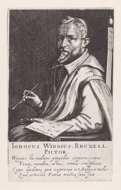 Porträt von Joos Winghe von Simon Frisius
