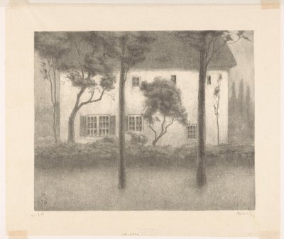 Haus von Simon Moulijn (signed by artist)