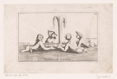 Brunnenplastik von Tritonen und Najaden von Simon Thomassin