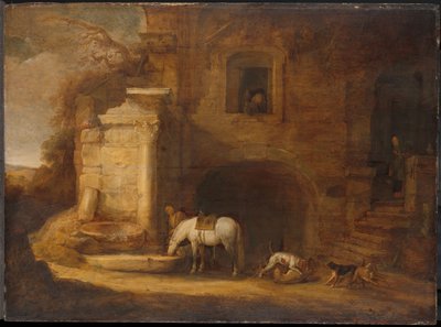 Rückkehr des Falkners von Simon de Vlieger
