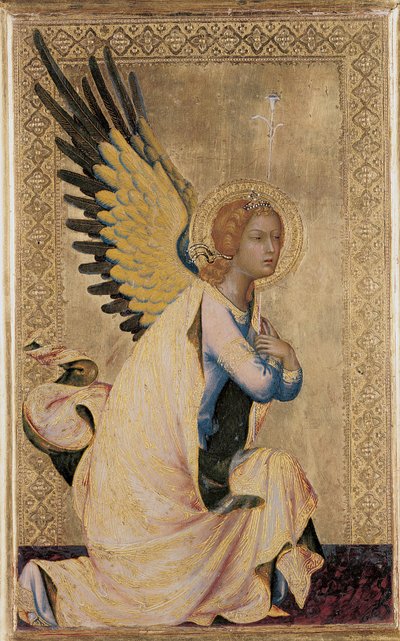 Gabriel, aus dem Orsini-Polyptychon von Simone Martini