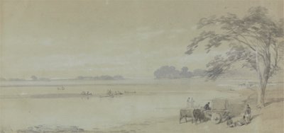 Wassersicht in der Nähe von Kalkutta von Sir Charles DOyly