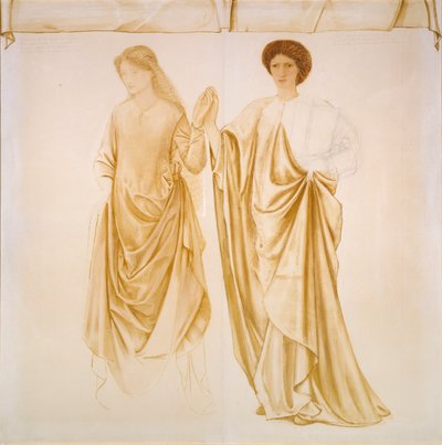 Die zwei Frauen von Jason, vor 1872 von Sir Edward Coley Burne Jones