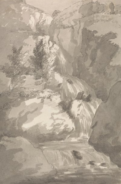 Teil von Brind Gill in Ligburthwaite von Sir George Howland Beaumont seventh Baronet