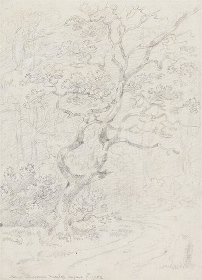 Bäume, nahe Lausanne von Sir George Howland Beaumont seventh Baronet