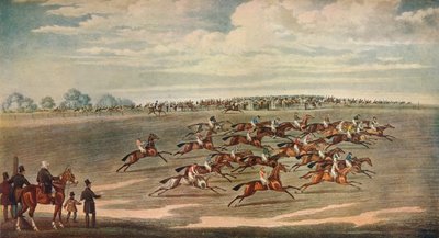 Epsom-Rennen, 19. Jahrhundert von Smart and Hunt