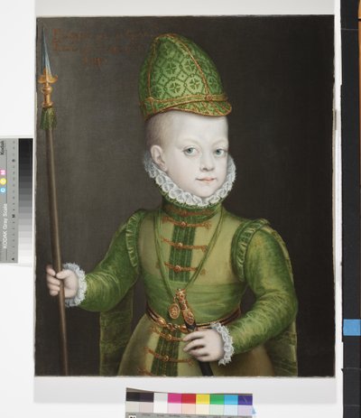 Porträt eines Jungen am spanischen Hof, ca. 1565-70 von Sofonisba Anguissola